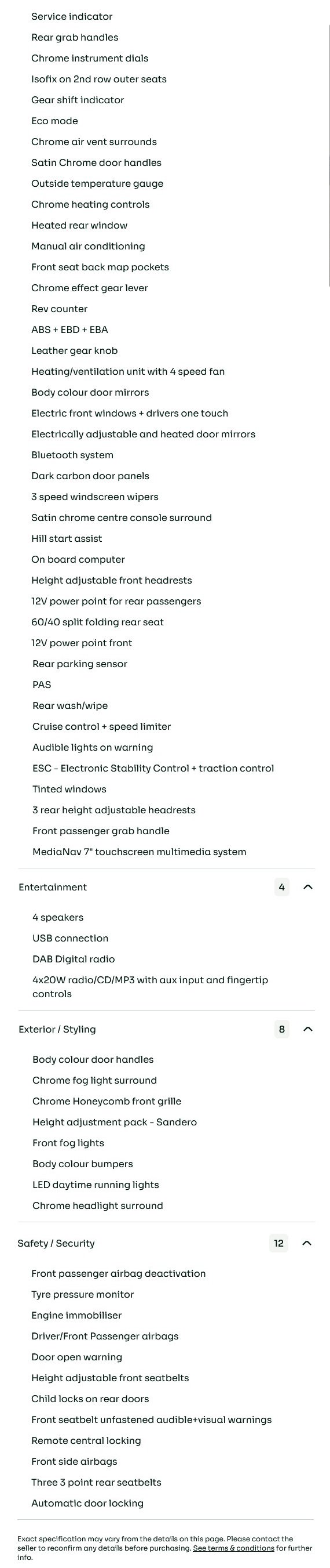 vehicle equipment