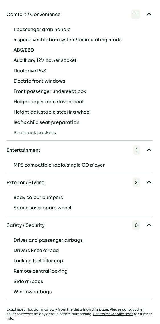 vehicle equipment